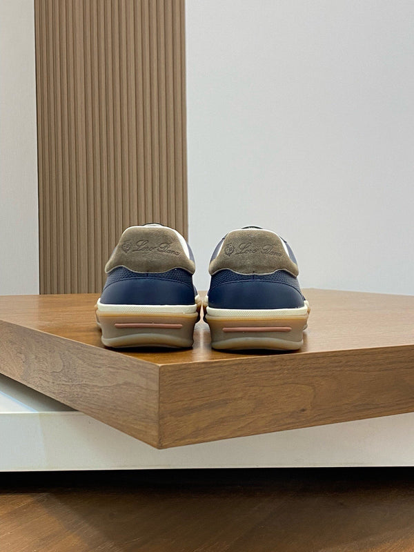 LP 360 TENNIS WALK SNEAKERS IN VITELLO MESH BLU MARINO