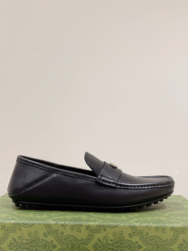 GG Men's Loafer Black Calfskin 561754