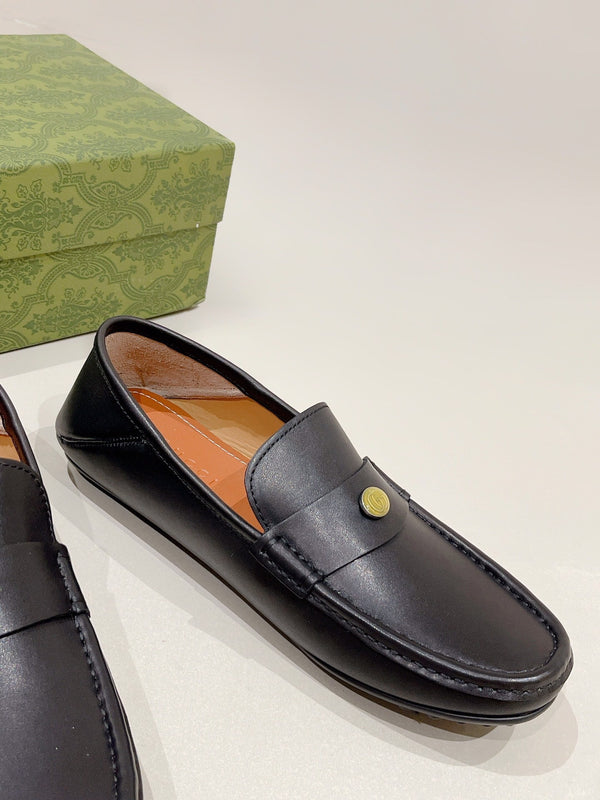 GG Men's Loafer Black Calfskin 561754