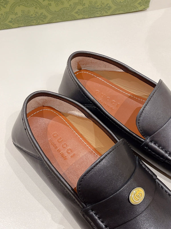 GG Men's Loafer Black Calfskin 561754
