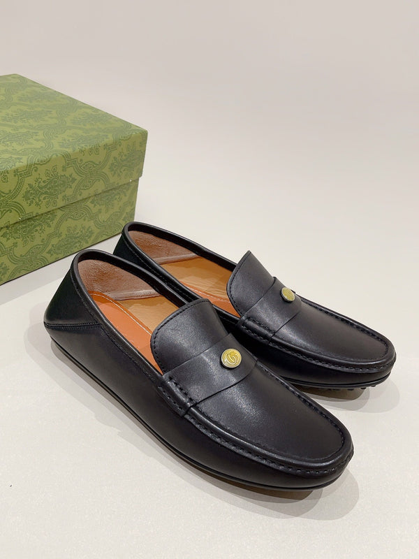 GG Men's Loafer Black Calfskin 561754