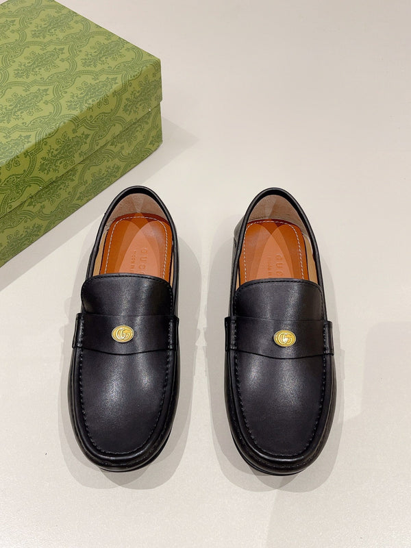 GG Men's Loafer Black Calfskin 561754