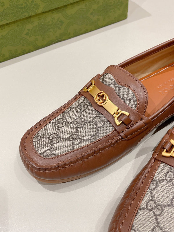 GG Men's Alessandro Loafer Brown Cowhide 557580