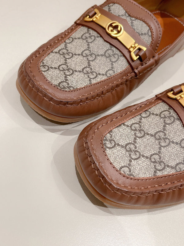 GG Men's Alessandro Loafer Brown Cowhide 557580