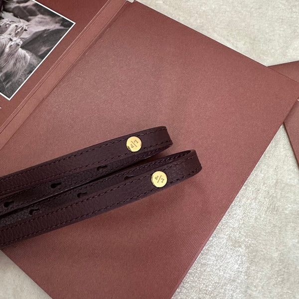 ZAINO CON TASCA EXTRA L23,5 IN PELLE DI VITELLO VIOLA CON FERRAMENTA ORO