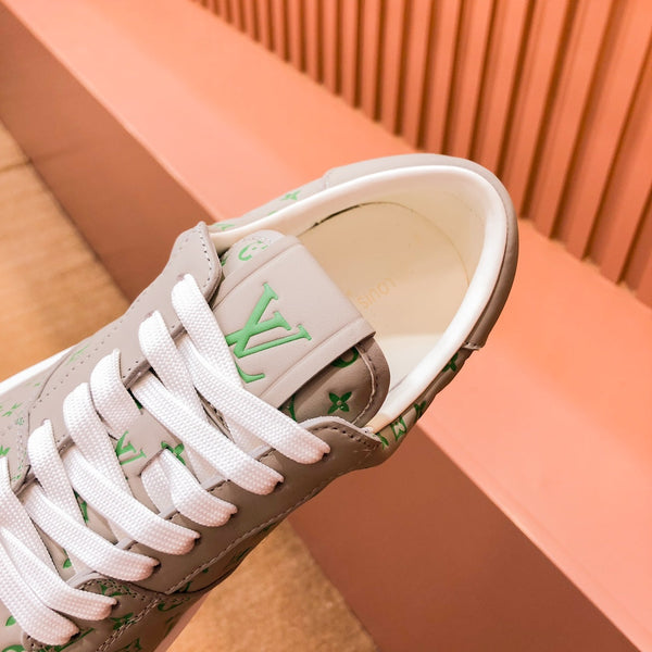 LV TRAINER SNEAKER IN TAN BEIGE MONOGRAM CALFSKIN