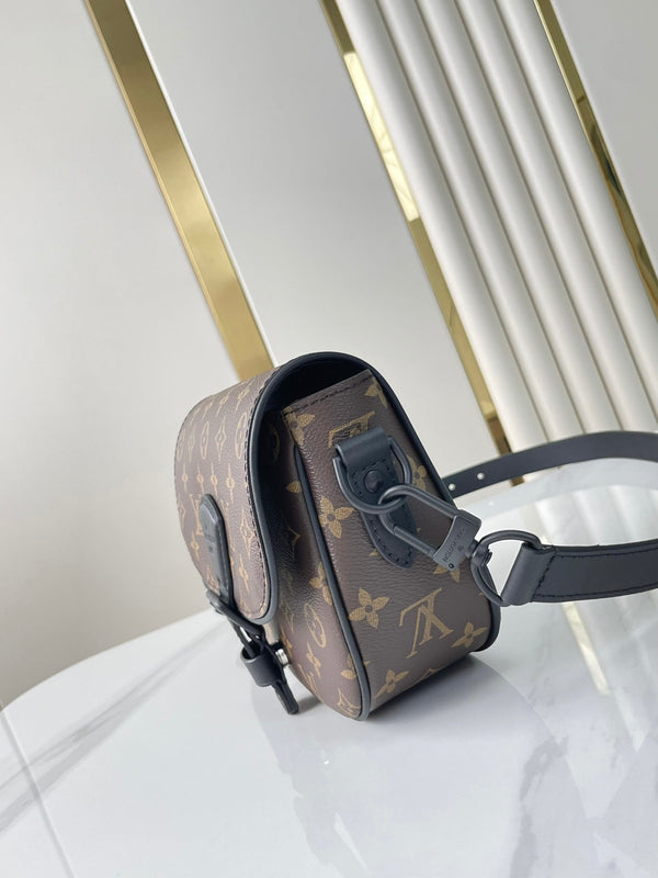 MONTSOURIS MESSENGER PM 20 IN TELA MONOGRAM MARRONE