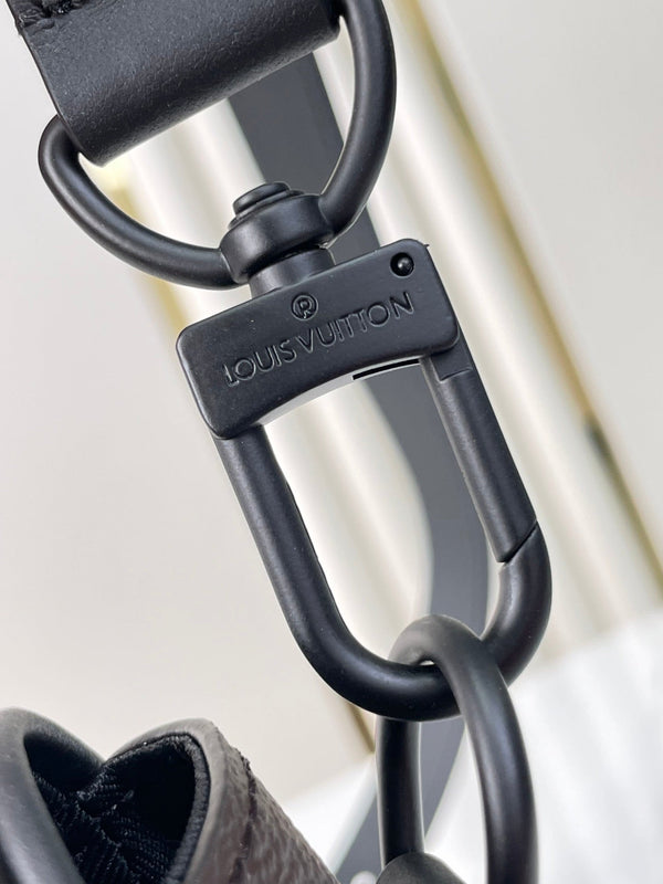 MONTSOURIS MESSENGER PM 20 IN TELA MONOGRAM MARRONE