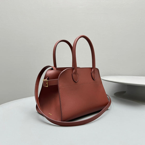The Row Margaux 10 26cm Tote Bag In Smooth Calfskin