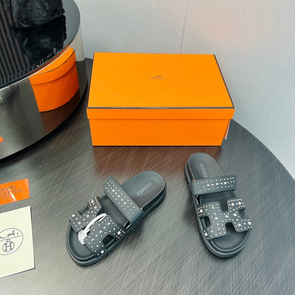 SANDALO CHYPRE IN PELLE DI VITELLO NERA SPECIALE