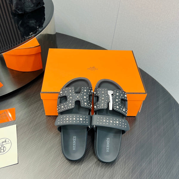 SANDALO CHYPRE IN PELLE DI VITELLO NERA SPECIALE