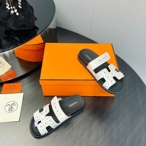 SANDALO CIPRIA BIANCO MIX NERO PELLE DI VITELLO SPECIALE