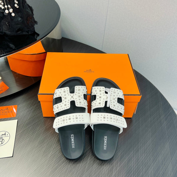 SANDALO CIPRIA BIANCO MIX NERO PELLE DI VITELLO SPECIALE