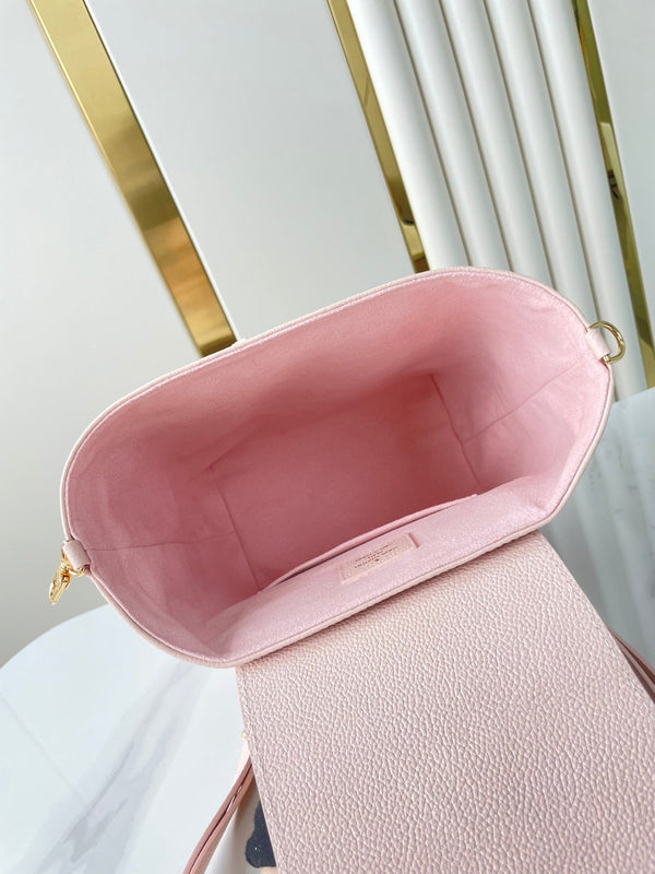 BACKUP BACKPACK 22 IN LIGHT PINK MONOGRAM EMPREINTE LEATHER