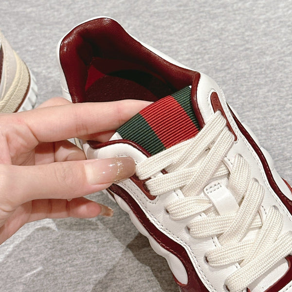 Sneakers GG Retro Bianco Rosso