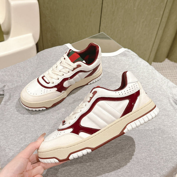 Sneakers GG Retro Bianco Rosso