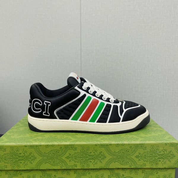 GG Screener With Web Neoprene Low Top Sneakers Black