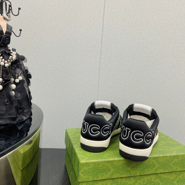 GG Screener With Web Neoprene Low Top Sneakers Black