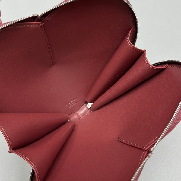 le coeur 21cm burgunfy calfskin shouder bag