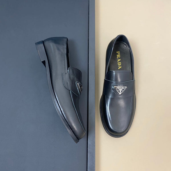 PRA LOAFER IN BLACK SMOOTH LEATHER