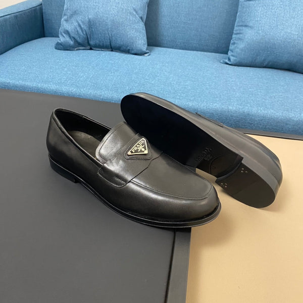 PRA LOAFER IN BLACK SMOOTH LEATHER