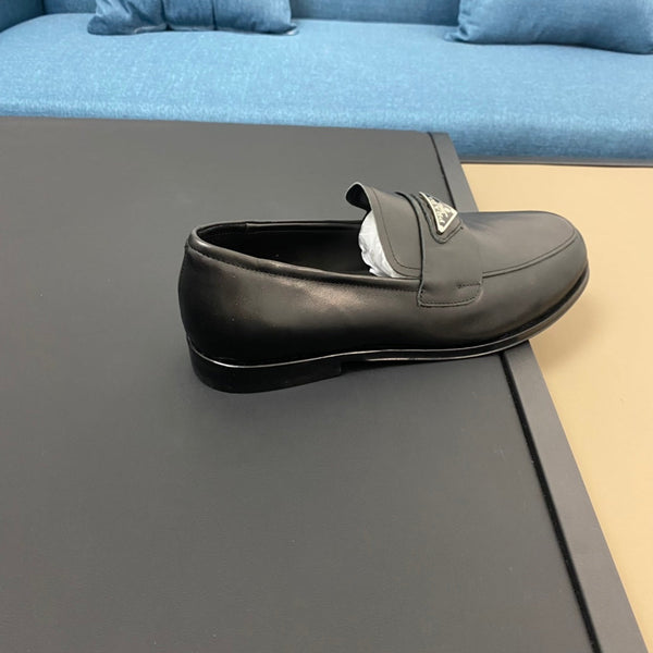 PRA LOAFER IN BLACK SMOOTH LEATHER