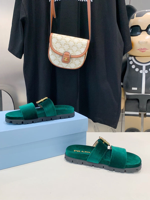 SANDALI PRA SLIDES OCEAN VELVET