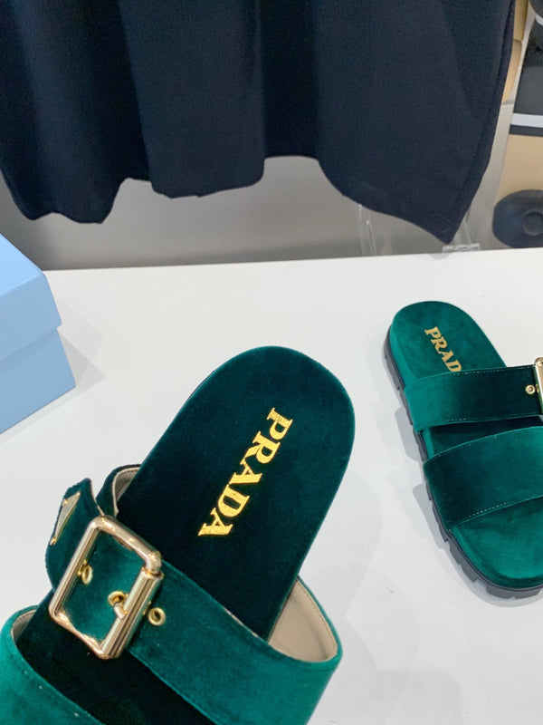 SANDALI PRA SLIDES OCEAN VELVET