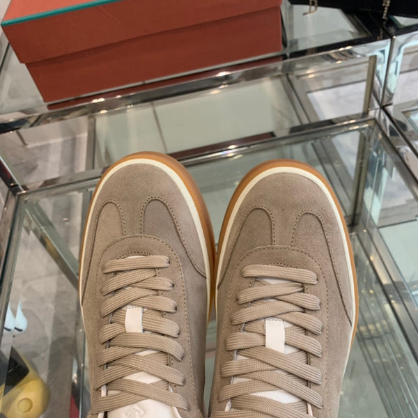 LP TENNIS WALK SNEAKERS LIGHT BROWN SUEDE