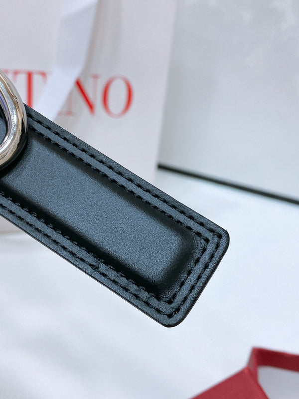 The Bold Edition Belt 30mm Black Brown Calfskin Gold Buckle