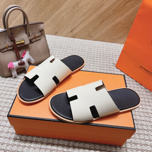 Sandali HM Izmir in pelle di vitello avorio 294944