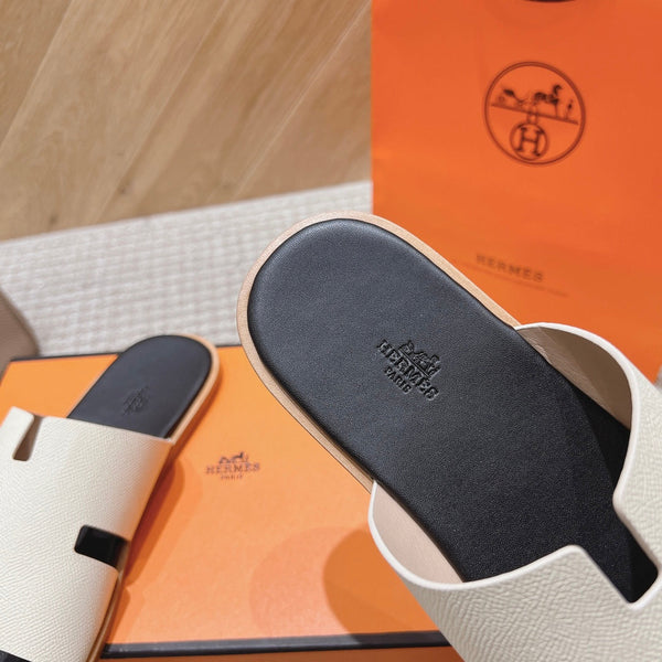 Sandali HM Izmir in pelle di vitello avorio 294944