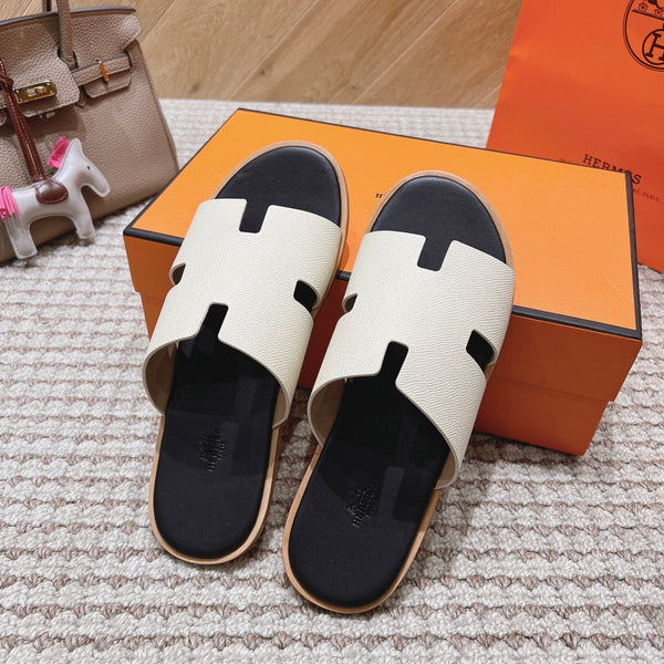 Sandali HM Izmir in pelle di vitello avorio 294944