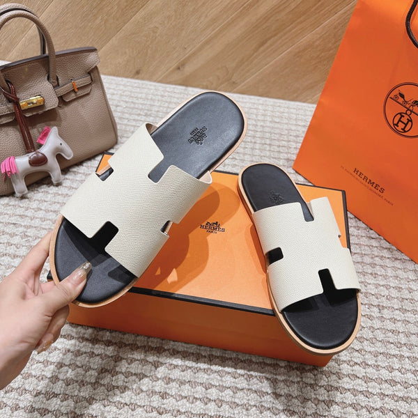 Sandali HM Izmir in pelle di vitello avorio 294944