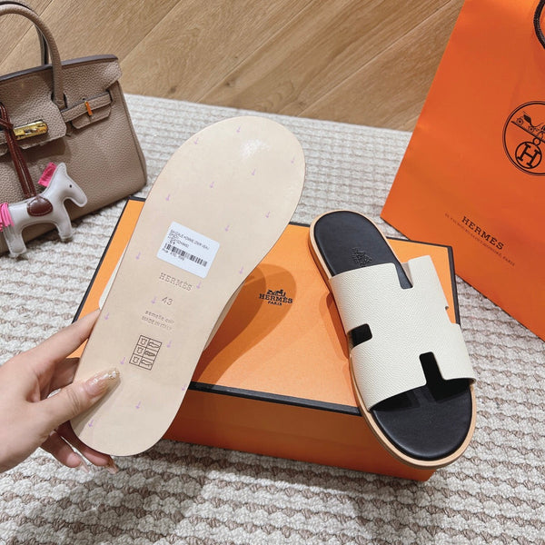 Sandali HM Izmir in pelle di vitello avorio 294944