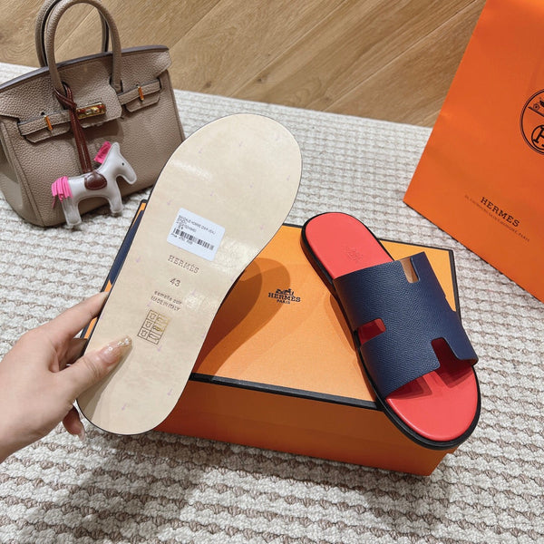 HM Izmir Sandals Red Blue Lambskin 294947