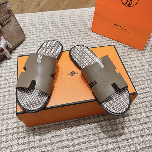 HM Izmir Sandals Etoupe Calfskin 294949