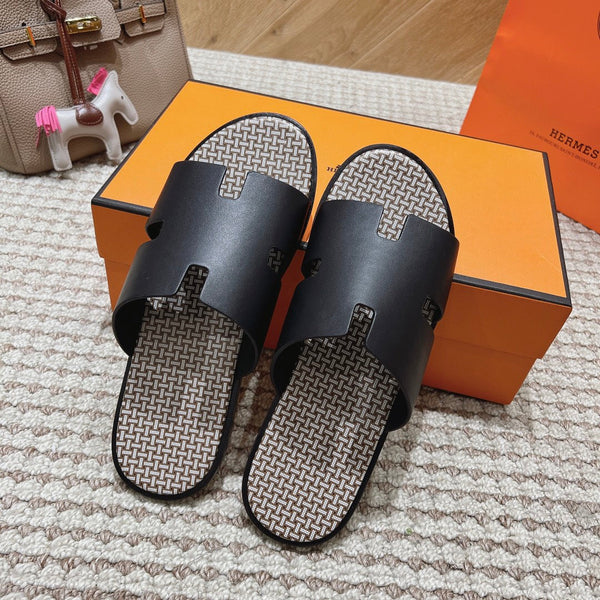 HM Izmir Sandals Black Calfskin 294950