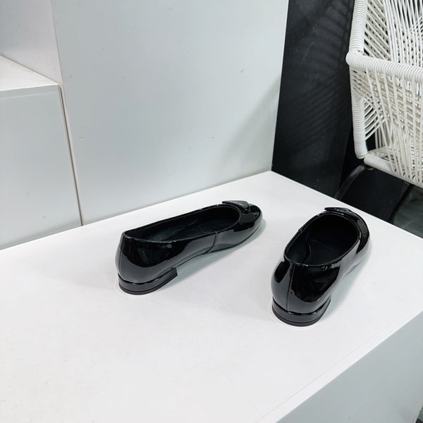 BALLERINE PRA BASIC VERNICE IN VITELLO NERO