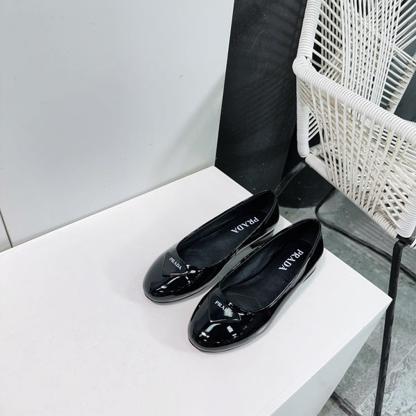 BALLERINE PRA BASIC VERNICE IN VITELLO NERO