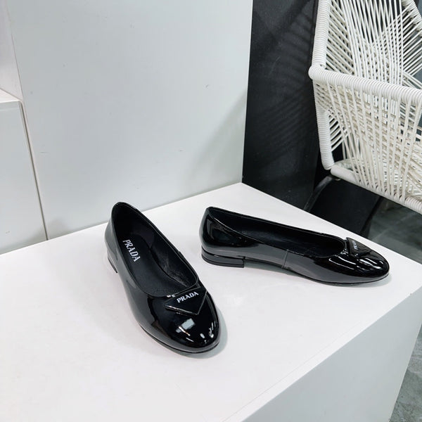 BALLERINE PRA BASIC VERNICE IN VITELLO NERO