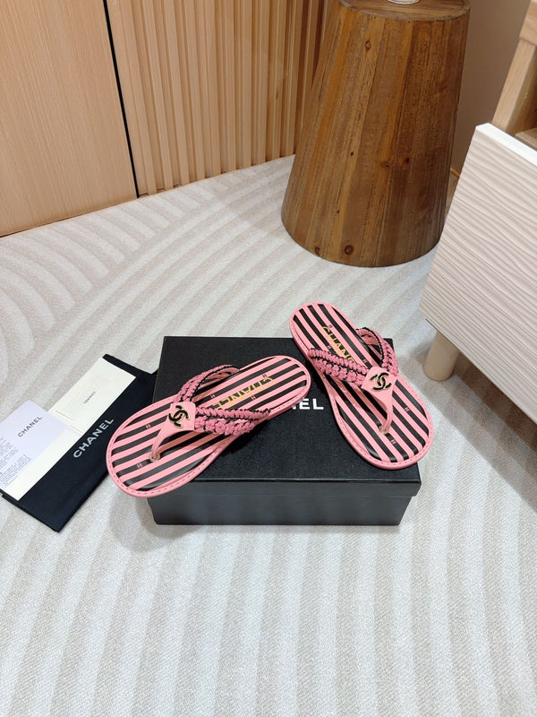 INFRADITO CC INTRECCIATO NERO MIX ROSA PELLE DI MONTONE