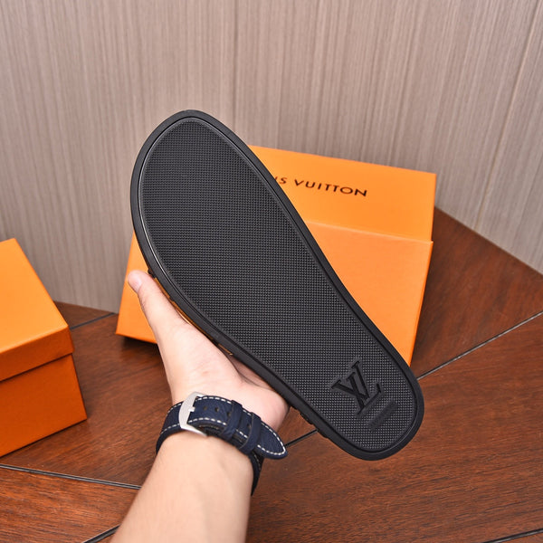 LV MULE CHOCOLATE BROWN MONOGRAM CALFSKIN