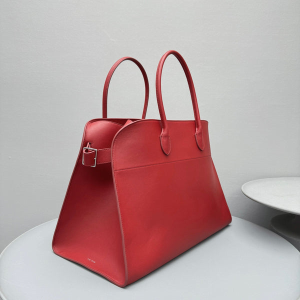 The Row Margaux 17 Red Leather