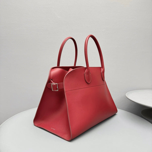 The Row Margaux 15 38cm Tote Bag In Smooth Calfskin