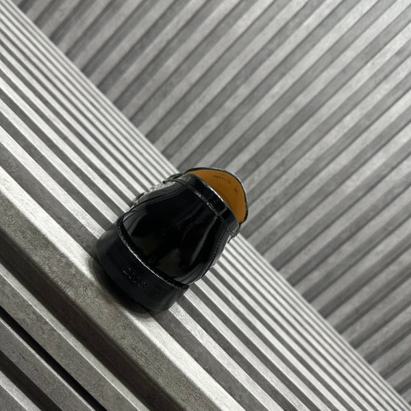 CD SYMBOL GRANVILLE LOAFER GLOSSY BLACK CALFSKIN