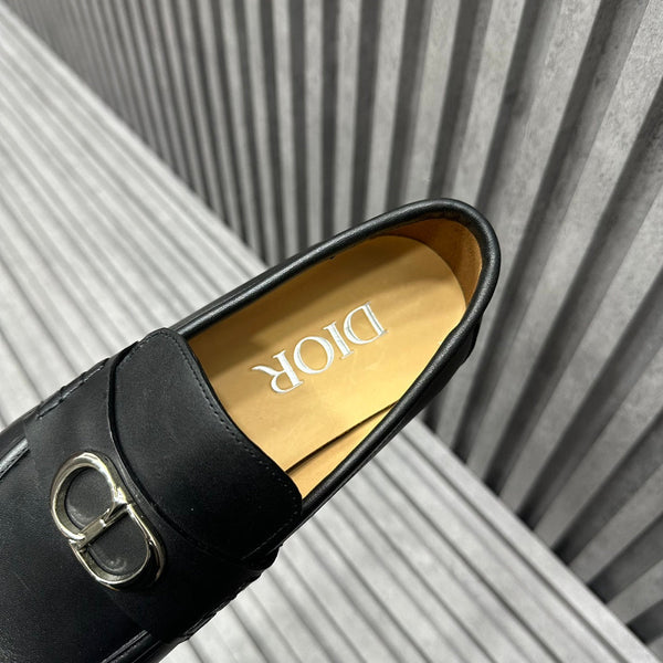 CD SYMBOL GRANVILLE LOAFER BLACK CALFSKIN