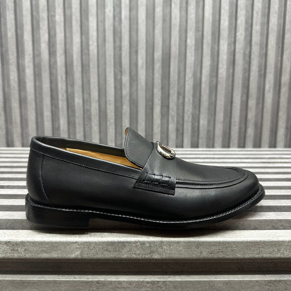 CD SYMBOL GRANVILLE LOAFER BLACK CALFSKIN