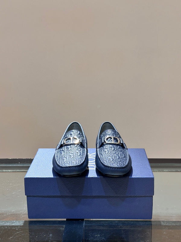 CD ODÉON LOAFER COBALT CALFSKIN