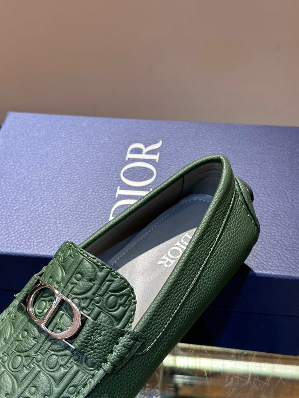 CD ODÉON LOAFER DARK GREEN CALFSKIN